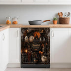 Halloween Dishwasher Magnet Cover Waterproof Appliance Magnetic Panel Reusable Kitchen Decor for Fridge Washer Door