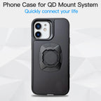 Twsit Lock Phone Case Holder MotorCycle Bicycle iPhone case Quick Lock Fit for Quad System Phone Mount/Holder 14 15 16 Pro Max