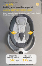 Baby Electric Rocking Chair Cradles Coax Baby  Luxury Electric Swing Shaker Recliner Comfort Chair  0-3 Years Old Baby Bed