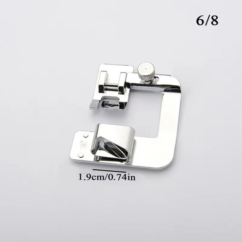 Sewing Hemming Set 1/3Pcs Wide Hem Foot 1Pc Or 3Pcs Narrow Rolled Hem Presser Feet For Brother Singer Low Shank Sewing Machines