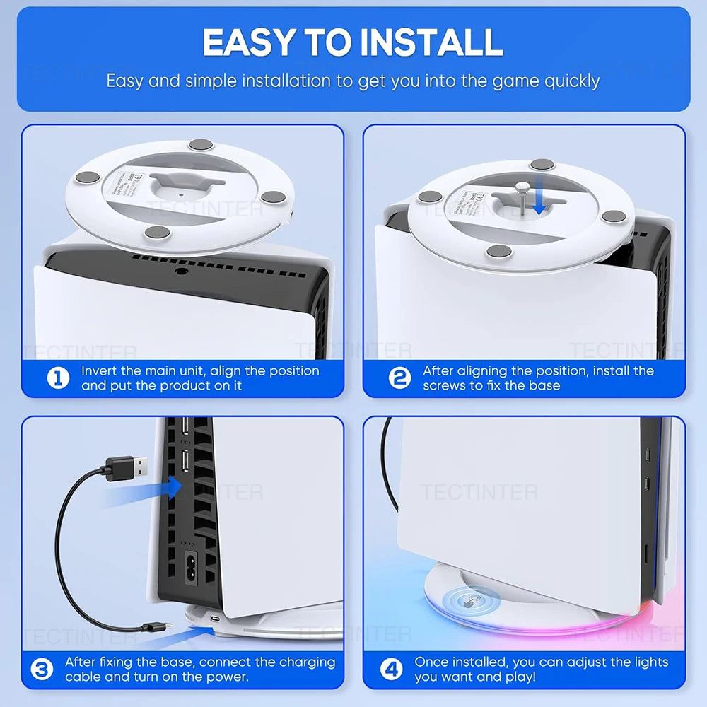 Vertical Cooling Stand for PS5 Slim / PS5 Pro