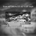 Black And White Drift Cars Mouse Pad Gamer XL HD Home Large New Mousepad XXL keyboard pad Carpet Gaming laptop Desktop Mouse Pad