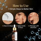 JUINHOU PDRN Caffeine Facial Serum Brightening Soothing Reduce Puffiness Makes Skin Look Plump And Vibrant Suitable For Everyone