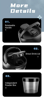 650ml USB Electric Portable Whey Protein Shaker bottle Fully Automatic Stirring Cup Rechargeable Gym BA Free Cocktail Blend