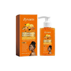 Turmeric Orange Vitamin C Body Wash Fresh Fragrance Shower Gel Moisturizing Brightening Exfoliating Deep Cleaning Smooth Skin