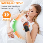 Electric foot and hand massager can vibrate and heat the ankles and ankles, and the bracket joints are portable, which can relax