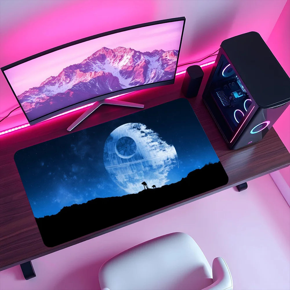 STAR Mouse Pad Non-slip Lockedge Space Office Student W-WARS Gaming Thickened Large Opera Writing Cushion MousePad