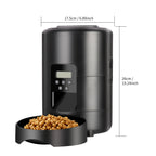 2L with Video Automatic Cat Feeder, Intelligent Timed and Quantitative Feeding, Cat, Dog and Pet Feeding Bowl Controlled by App