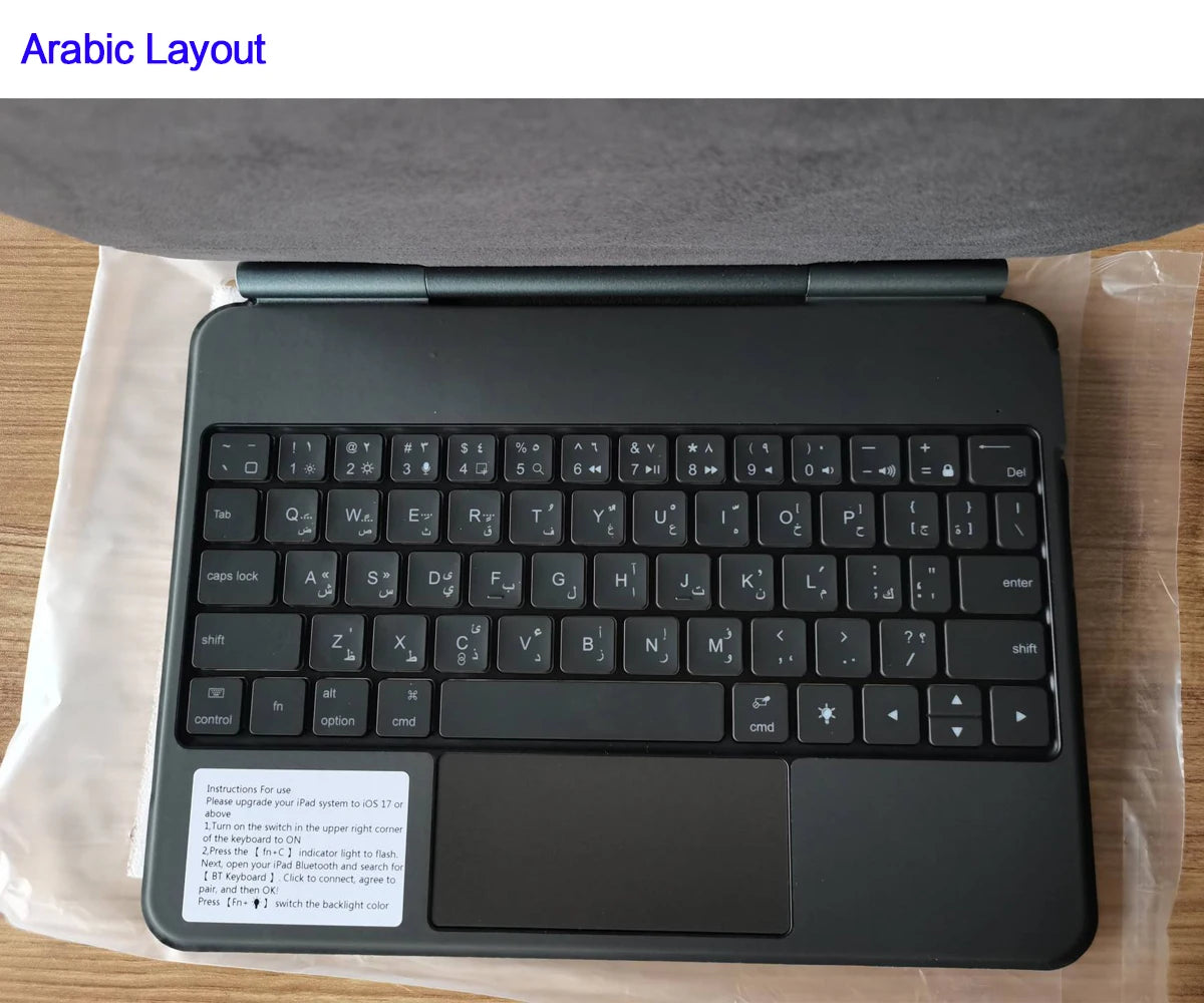 Magic Keyboard for iPad Pro 11 13 M5 Case for iPad Air 11 13 Inch M4 2026 M3 M2 Funda iPad 10th Gen 11th A16 Air 5 4 Smart Cover