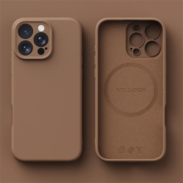 Luxury Liquid Silicone For Magsafe Case For iPhone 18 17 Air 16 Plus 15 14 13 Pro Max 18Pro Wireless Charging Skin Smooth Cover