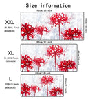 Accessories Long Mousepad Red Spider Lily Mouse Pad XXL Desktop Keyboard Table Pads Large Game Rubber Anti-slip DeskMat Computer