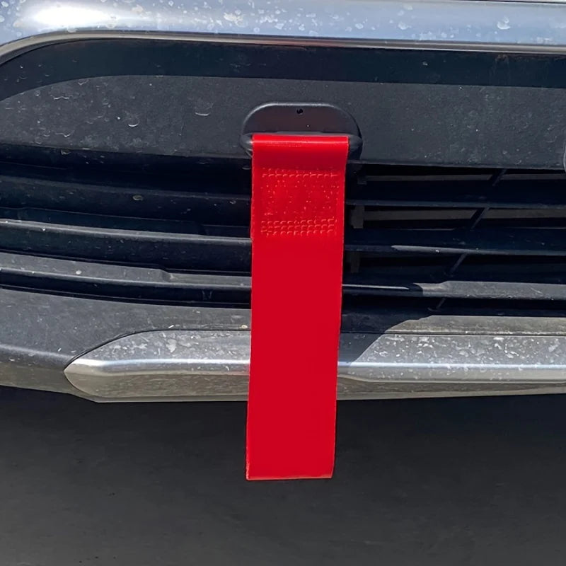 High Strength Car Color Pendant Tow Strap Belt Tow Rope Sticker Ribbon Car Decorations Sticker Trailer Ropes Bumper Towing Strap