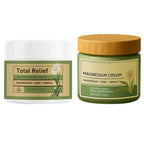 New Total Relief Soothe Magnesium Soothing Body Cream Non-Greasy Knees Muscles External Massage Care MSM  Arnica Mild Daily Care