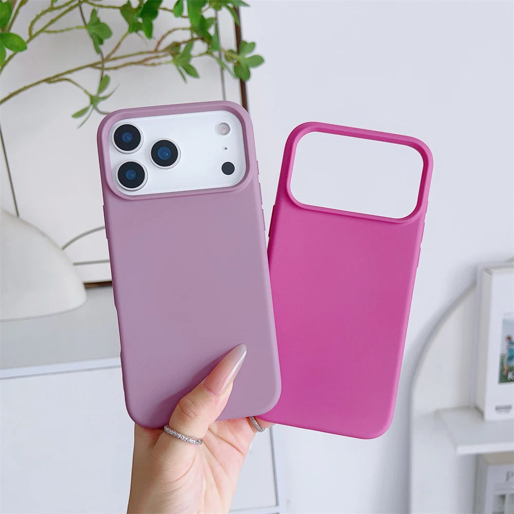 Original Official Silicone Case For iPhone 17ProMax 16 13 12 15 14 Pro Phone Cases For iPhone 16 13Pro 17 11 14 15 Pro Max Cover