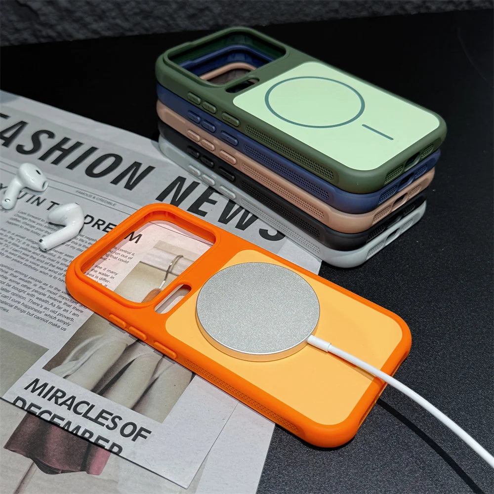 Frosted Matte Magnetic MagSafe Case for Xiaomi 17 Pro Max 15 14 Pro Shockproof