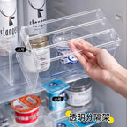 [Kitchen Storage] Clear Expandable Cabinet Organizer, Spice & Dish Divider, Multi-Scene Use For Kitchen & Bathroom