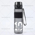 550ml Football Superstar Messi Water Bottle women men Large Capacity Sports Kettle Transparent Cold Water Cup Outdoor Bottle