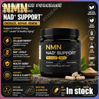 NMN 1000 Mg Capsule Supplement 4-in-1 Formula with TMG, Quercetin & Resveratrol NAD+ Supplement Supports Energy 60 Capsules