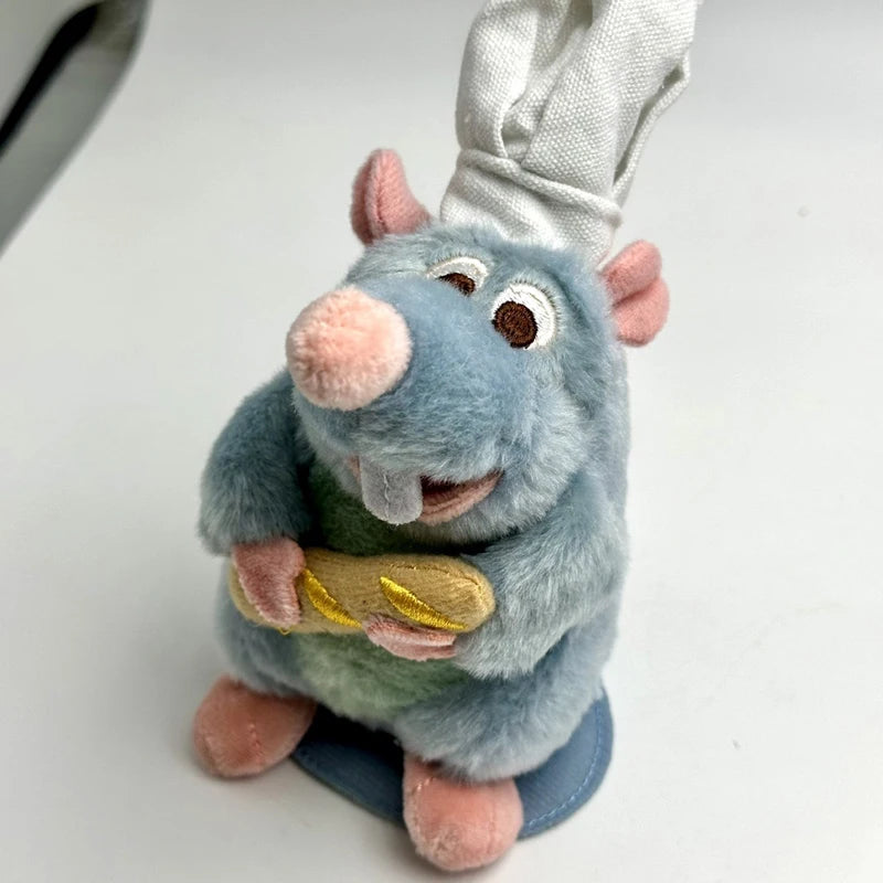 Anime Ratatouille Chef Remy Magnetic Plush Toy Room Decora Doll Kid Shoulder Plush Doll Decoration Headband Toys Birthday Gifts