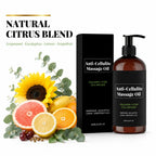 Anti-cellulite Body Massage Oil Natural Plant Essential OilRelaxing Soothing Moisturizing Skin Care Lightweight Non Greasy 240ml