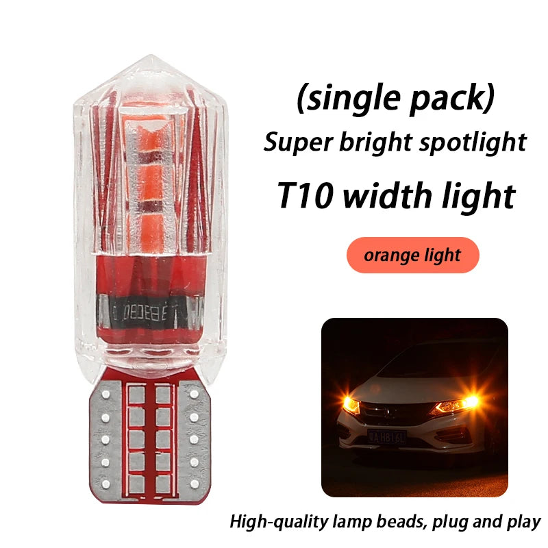 Width light modified car led lens t10 small light bulb super bright car exterior lights running lights general wholesale h11 h7