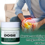 120ml Inner Dose Nerve Soothing Cream Magnesium MSM Arnica Extract Moisturizing Body Lotion for Joint & Muscle Discomfort Relief