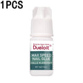 Max Speed Nail Glue Professional Salon Grade, Fast Drying Instant Strong Hold Nail Adhesive for Acrylic Nails Fake Nail Tips Press On Nails Nail Extensions, Quick Bond Precision Tip Nail Glue for Home DIY Salon Nail Art Broke
