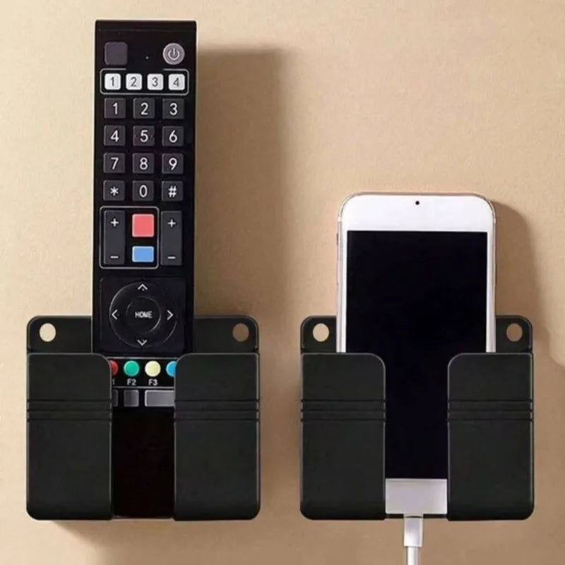 4 Piece Wall Mounted Phone Holder Organizer With Adhesive Charging Dock