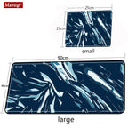 White Mousepad Art Mats 3 Mm Slipmat 900x400 Mouse Pad Xl Original Deskmat Home Office Carpet Substrate on The Table for Pc