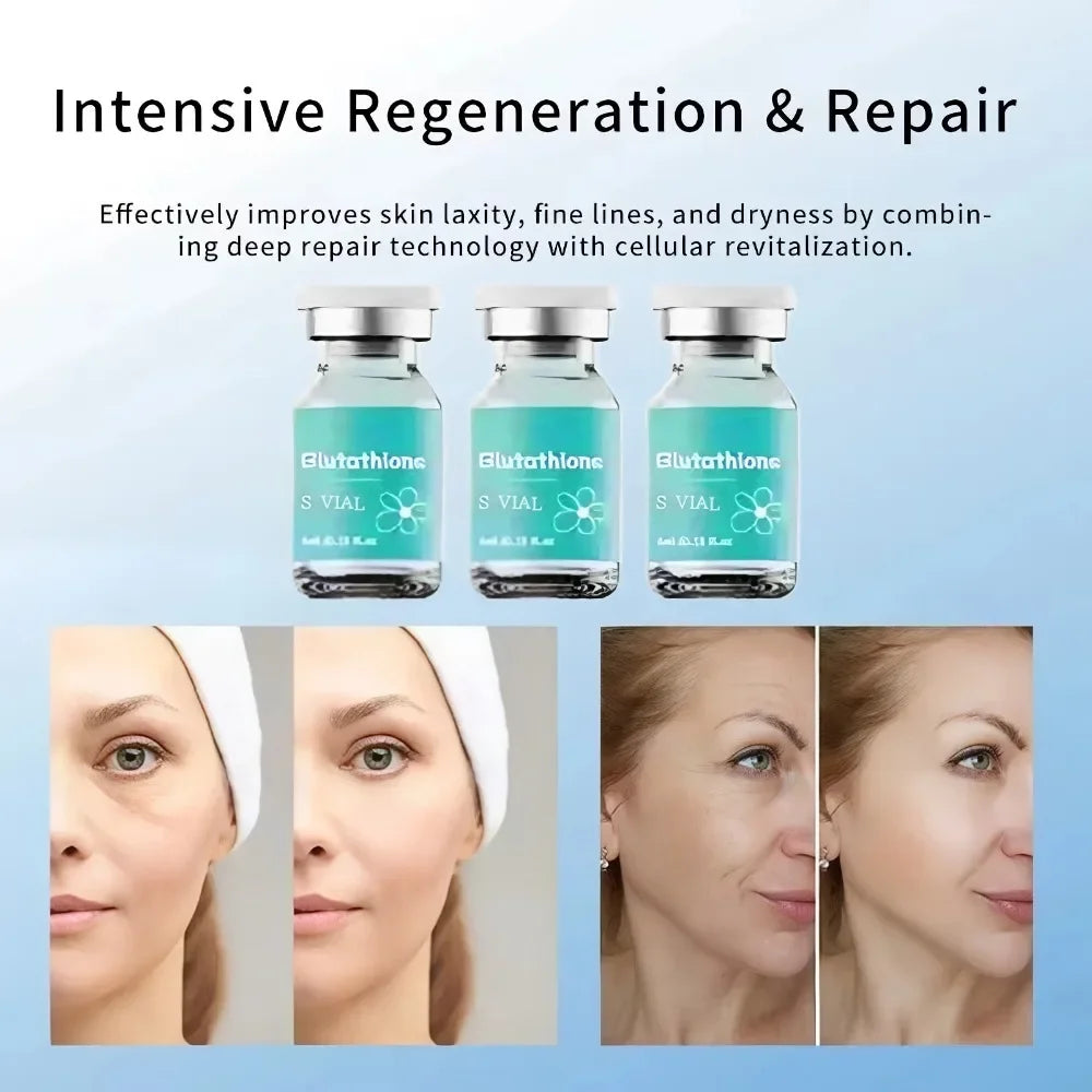 Glutathione Radiance Ampoule Essence 4ml×5 – Intense Hydration for Skin Elasticity & Glow