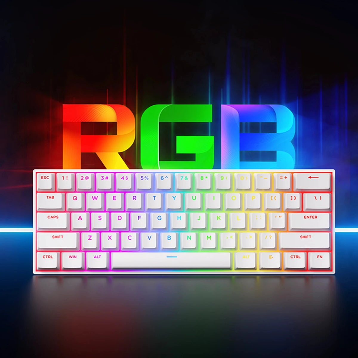 MCHOSE ACE 68 Magnetic Switch Gaming Keyboard Hall Effect Rapid Trigger Programmable RGB 8K Hz DKS/MT/TGL/RS/SOCD Keyboard ﻿