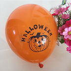 Halloween Decoration Balloon Ghost Pumpkin Skeleton Ghost Bar Party Decor Balloon Decoration 12 inch Latex Balloon