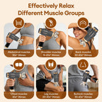 11-IN-1 Electric Massage Gun 99 Level Powerful Fascia Gun High-Frequency Vibration Body Massage Gun Arms Leg Muscle Masajeador