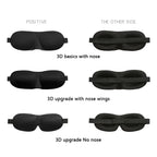 3D Sleep Mask Eye Mask for Travel Yoga Nap Lightweight Breathable Eye Cover Night Sleep Block Out Light Eyepatch for Women Men
