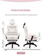 Ergonomic Office Chair High Back Lumbar Support Adjustable Mesh Seat Reclining Headrest Swivel Gaming Computer Desk Chair