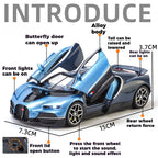 1:32 Bugatti Tourbillon V16 Supercar Alloy Metal Diecast Model Car Children's Toys Mini GT Collection Hobbies Birthday Gifts Boy