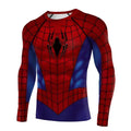 2026 Spider Graphic Vintage Print Compression Long Sleeve T Shirt Quick Dry Sports Fitness Workout Training Top Family Matching