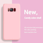 Liquid Silicone Soft Cases For Samsung Galaxy S8 S9 S10 S20 S21 FE S22 S23 Plus Fundas For Samsung Note 8 9 10 20 Plus Cover