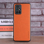 Case for Xiaomi Redmi 10 2022 coque Luxury textile Leather skin soft TPU hard PC phone cover for xiaomi redmi 10 case funda