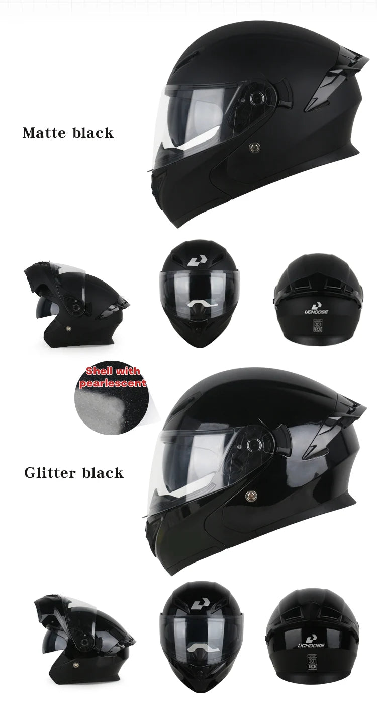High Quality DOT Motorcycle Helmet Four Seasons Motocross Racing Modular Flip Up Casco Moto Men Women Off Road Helmet Unmasked