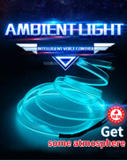 5m Car Interior Atmosphere Lighting LED Strip 5V DIY Flexible EL Cold Light Line Tube With USB Auto Decoration Ambient Lamp