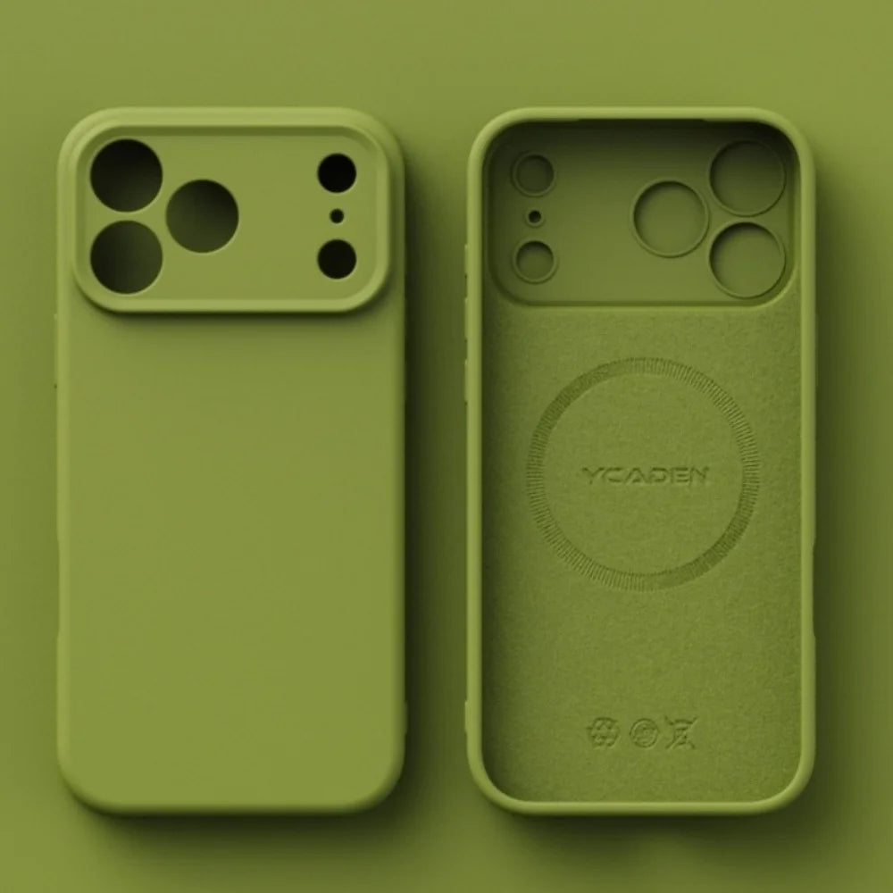 TPU Shockproof Cover For iPhone 17 16 Pro Max For iPhone 17Air 16 15 14 13 Plus Case Liquid Silicone Original TPU Magsafe Case