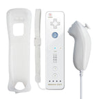 For Nintendo Wii/Will U Joystick 2in1 Wireless Remote Gamepad Controller Set Optional Motion Plus with Silicone Case Video Game