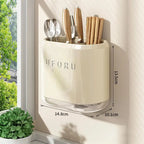Kitchen Storage Box,Wall Space Utilization For Living Room. Wall-Mounted Chopstick Holder,Utensil Rack,Kitchenware Organizer,