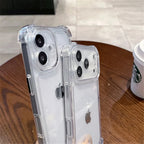 Shockproof Bumper Protector HD Clear Acrylic Phone Case For iPhone 18 17 16 15 14 13 12 11 Pro Max Back Cover Transparent Funda