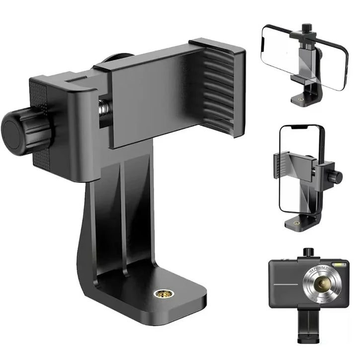Photo Vlog Filming Accessories Portable Tripod Mount Cell Phone Clip For All Smartphones And Tripods Office Desk Live Broadcast