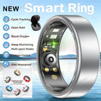 R10 Smart Ring with Charging Case Multi-color Ring Men Women Health Sleep Heart Rate Monitoring IP68 Waterproof Multi-sport Mode