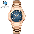 PAAZOMU Top Luxury Brand Man Watch Sports Waterproof Luminous Date Men Wristwatch Square Dial Quartz Men's Watches High Quality