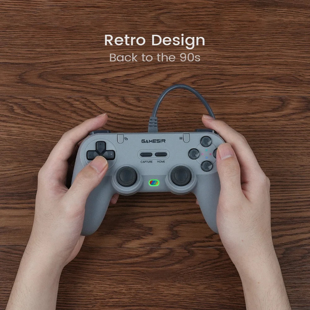 GameSir Tegenaria Lite Wired Gamepad, Dual Rumble Motors, Hall Effect Sticks, 1000Hz Polling, for Nintendo Switch 2, PC