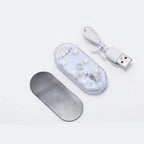 1 PC Multi Color Car Light Wireless LED Touch Light Roof Light Sensor Read Lamp Mini USB Charging Light Car Interior Accessories